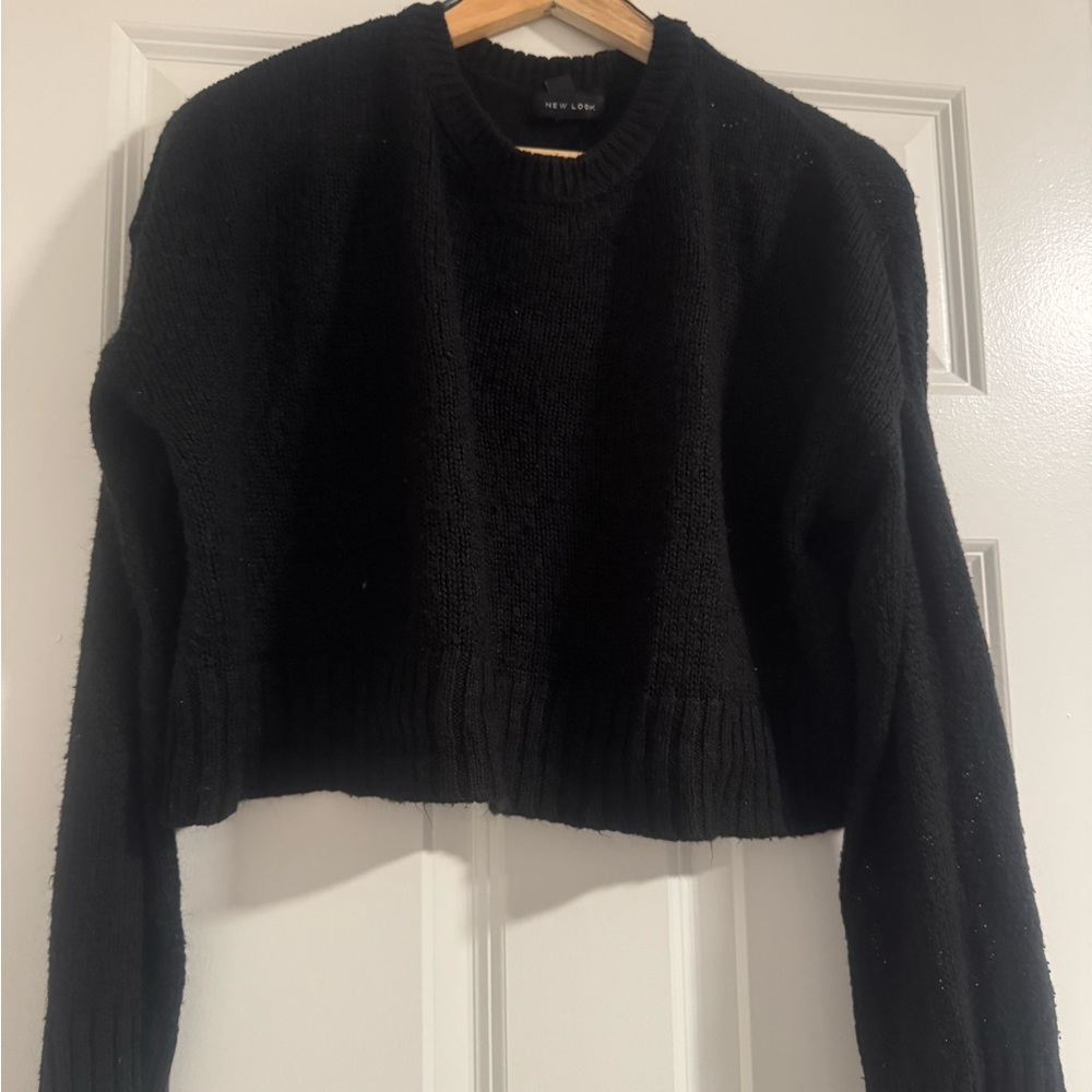 New Look Classic Black Crew Neck Sweater